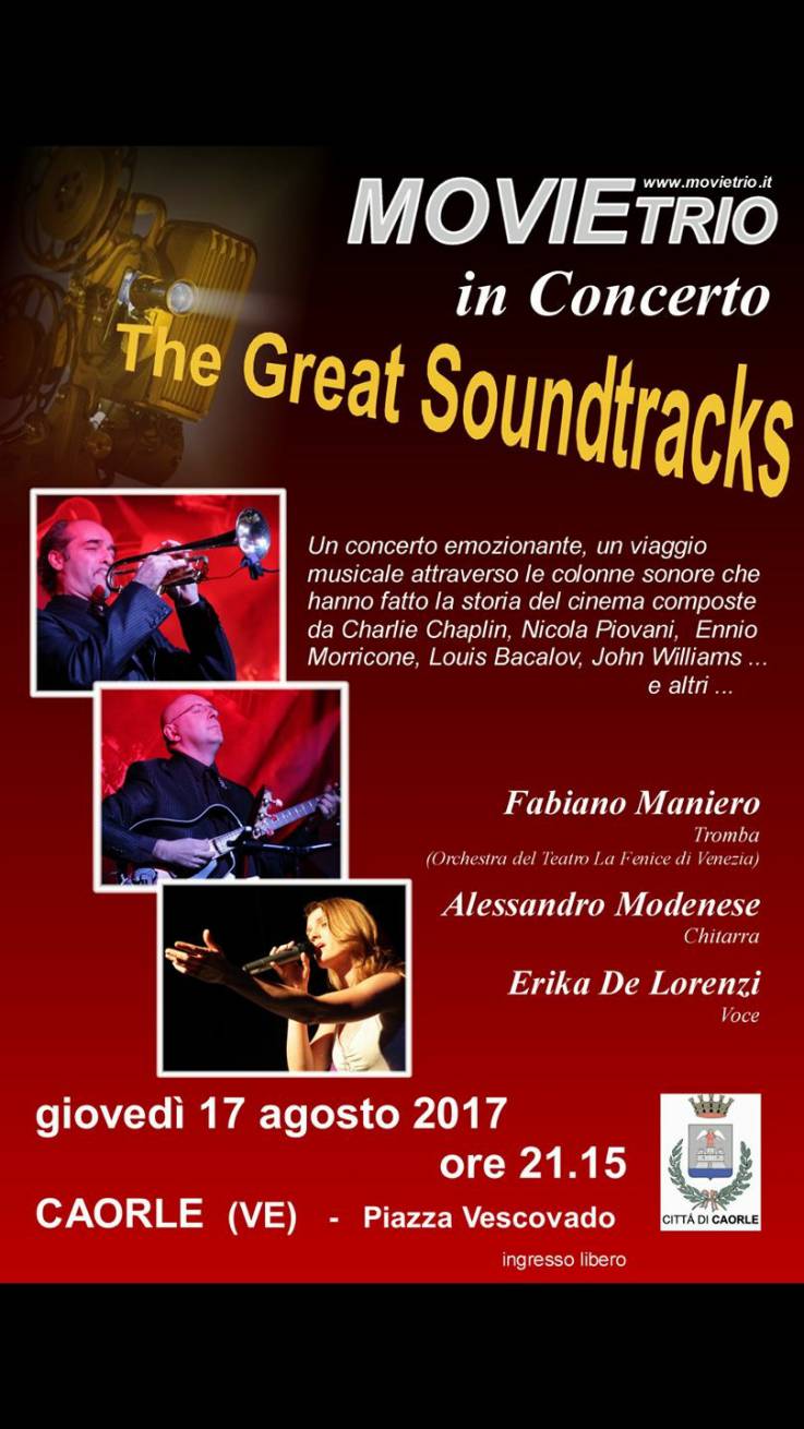 Concerto &#039;LE GRANDI COLONNE SONORE&#039;  a Caorle (VE)