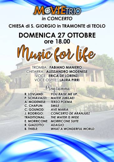 MOVIETRIO IN CONCERTO &#039;MUSIC FOR LIFE&#039;